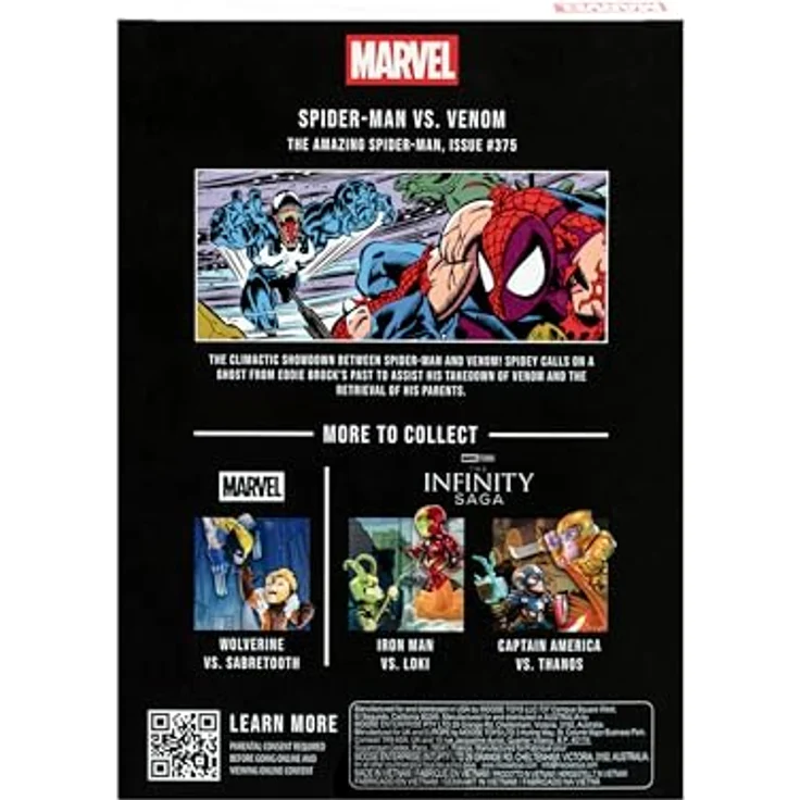 Fandrop MV02 - Spider-Man VS. Venom Diorama mit Artefakten und Szenenmarker, Elite-Display für Marvel-Sammler – Bild 5