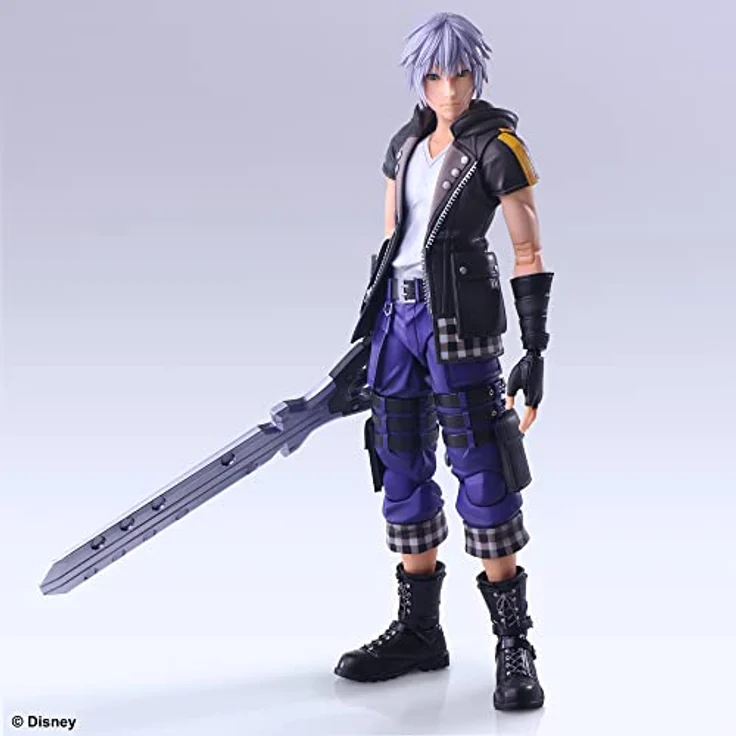 SquareEnix Kingdom Hearts III Play Arts Kai Actionfigur Riku Ver. 2 Deluxe, 24 cm, inkl. 2 Gesichtsteile und Schlüsselschwert Weg zur Dämmerung – Bild 3