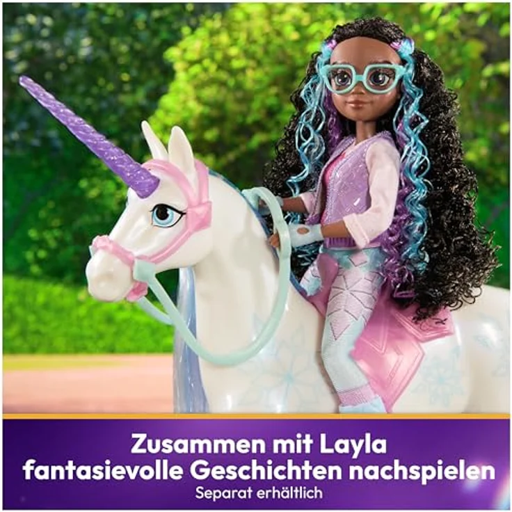 Spin Master Unicorn Academy – Unicorn Glacier, 28 cm Sammelfigur mit perlisiertem Körper und glitzerndem Horn – Bild 6