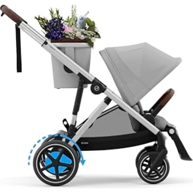 Cybex eGazelle S, Kinderwagen mit E-Motor, Wiegefunktion und großem Einkaufskorb – Bild 10