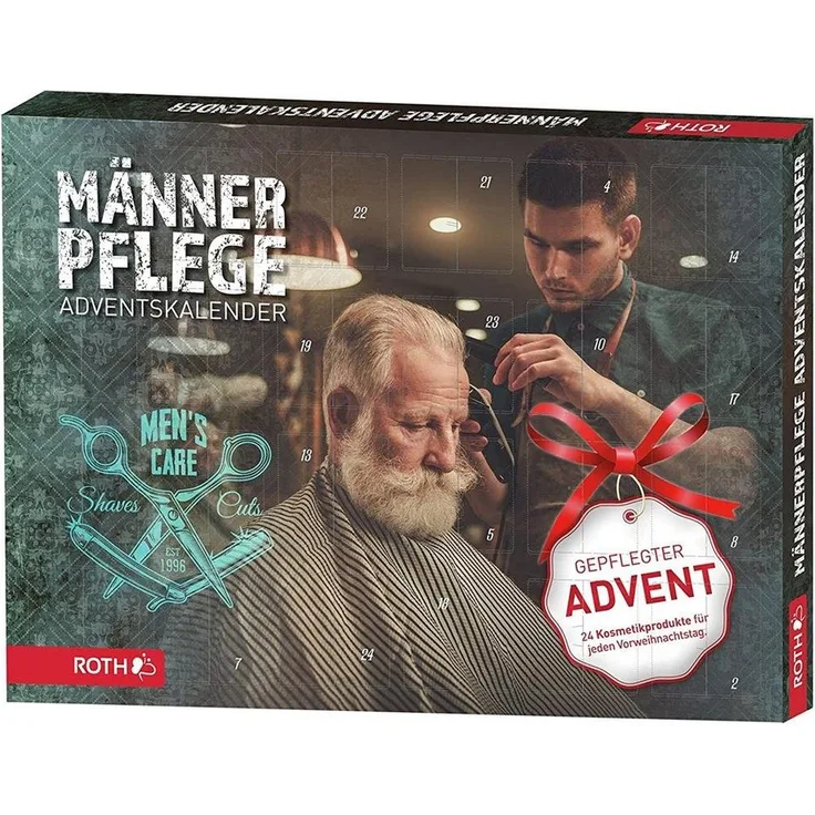 Roth Adventskalender Männerpflege, Pflegeprodukte für Erwachsene