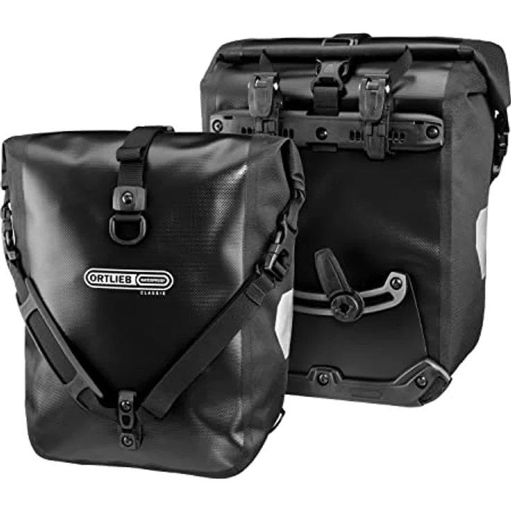 Ortlieb Unisex - Erwachsene Front-roller Classic Ql2.1 Fahrradtasche, Black, 25 x 14 x 30 cm, 25 Liter – Bild 1