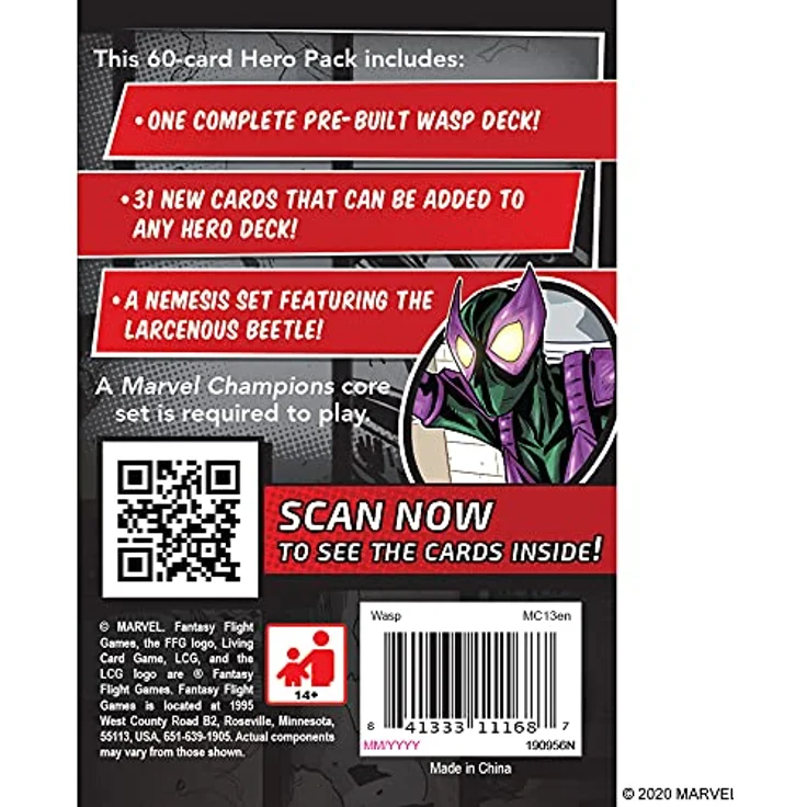 Fantasy Flight Games - Marvel Champions: The Wasp Hero Pack - EN MC13en Various 2. Hero Packs – Bild 3