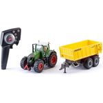 Siku 6860, Set Ferngesteuerter Fendt 939 mit Joskin-Anhänger, 1:32, Inkl. Fernsteuermodul, Metall/Kunststoff, Grün/Grau/Gelb