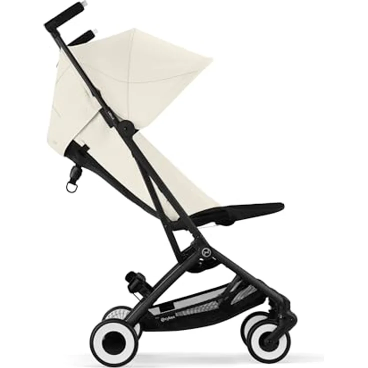 Cybex Gold Kinderwagen LIBELLE, ultraleicht mit Einhand-Gurtsystem, für 6 Monate bis 4 Jahre, Canvas White – Bild 5