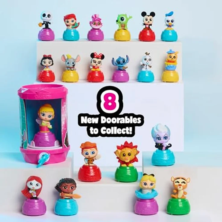 Disney Doorables Micro Motion-Kapseln, animierte Sammelfiguren, ab 5 Jahren, inkl. 3,8 cm Figuren mit Bewegungsfunktion, von Just Play, 7.62 – Bild 3