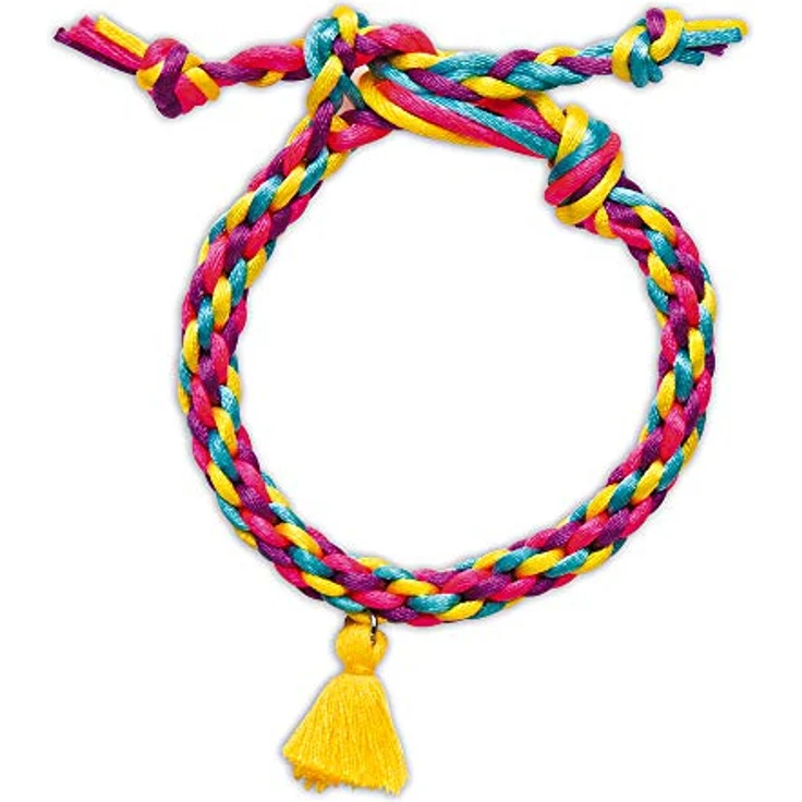 Janod Kreativset Freundschaftsarmbänder, Bastelset für 13 Armbänder mit 7 Modellen, inklusive Schmuckschatulle – Bild 9
