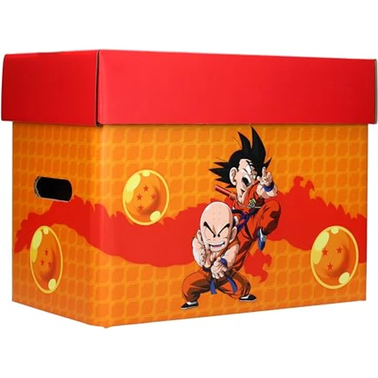 SD Toys Dragon Ball Archivierungsbox, Aufbewahrungslösung mit Goku und Vegeta, 40 x 21 x 30 cm, farbenfrohes Design, praktischer Griff – Bild 3
