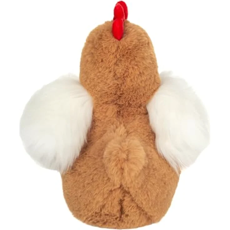 Teddy Hermann Herzekind 93964 Henne Trude, Kuscheltier aus weichem Plüsch, 18 cm, geprüft nach EU-Spielwaren-Richtlinien, waschbar bei 30 Grad – Bild 3