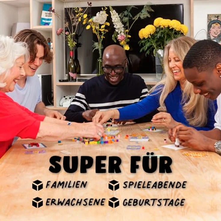 Big Potato Block Party: BAU Spiel mit bunten Klötzen für 2-8 Spieler, für Kinder ab 8 Jahren und Familien – Bild 5