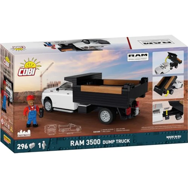 COBI RAM 3500 Dump Truck, Bausteine aus der EU, spielzeugauto – Bild 3