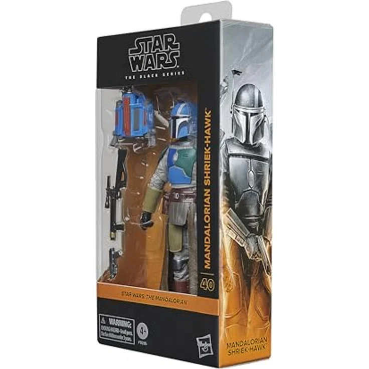 Hasbro Actionfigur STAR WARS THE BLACK SERIES MANDALORIAN SHRIEK-HAWK, 15 cm, mit abnehmbarem Antriebsrucksack und Zubehör – Bild 3