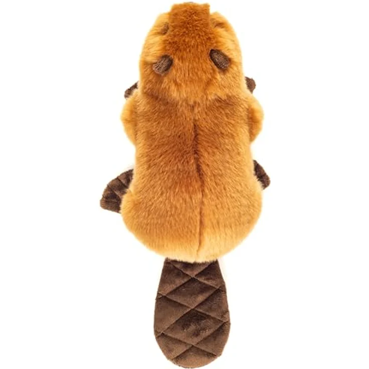 Hermann Teddy 92664 Biber 28 cm, Kuscheltier aus recyceltem Plüsch, waschbar, für Kinder ab 18 Monaten – Bild 3
