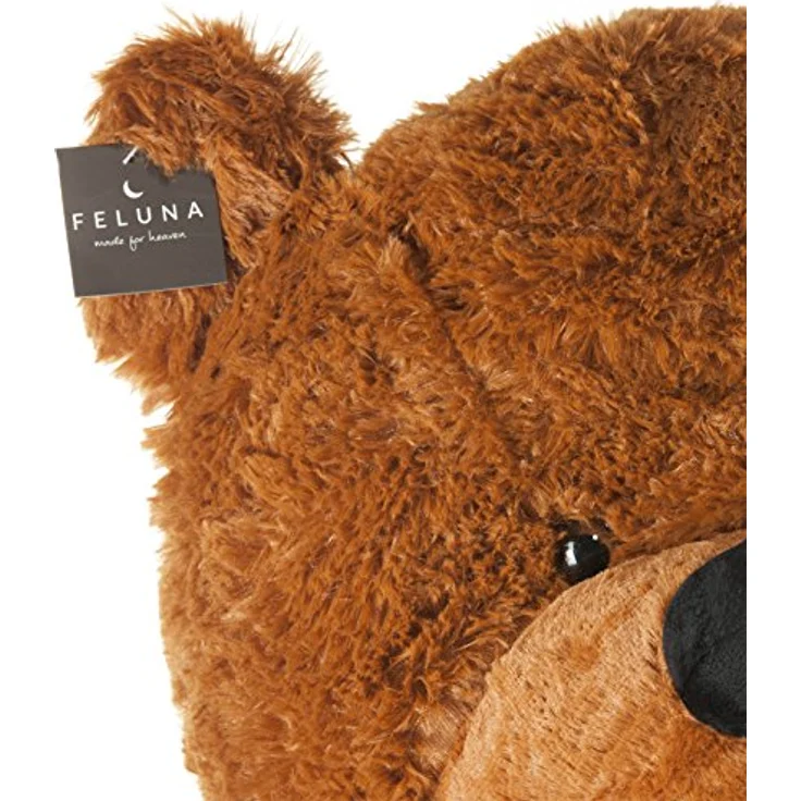 Feluna Riesen Teddybär XXL 120 cm Plüschbär - Braun mit Schleife – Bild 5