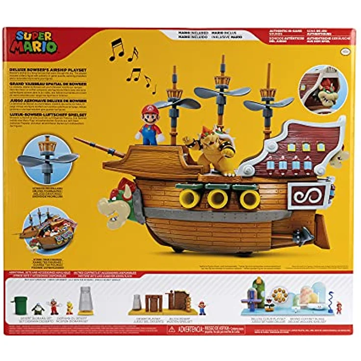 Super Mario - Spielset Bowsers Luftschiff – Bild 6