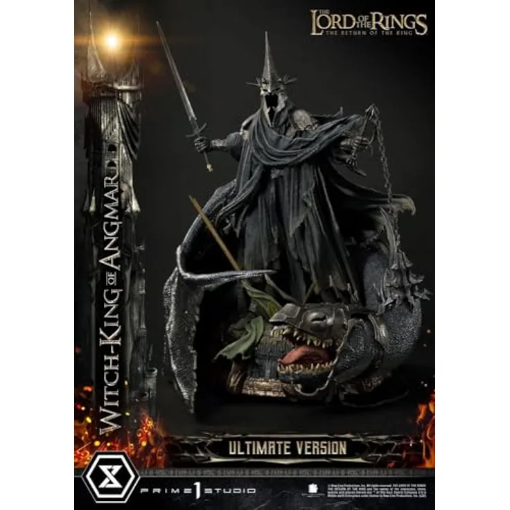 Prime 1 Studio Der Herr der Ringe Figur 1/4 The Witch King of Angmar Ultimate Version, 70 cm, Sammelfigur