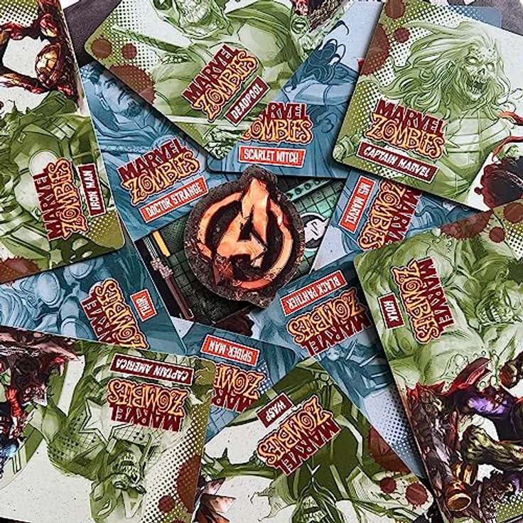 Asmodee Marvel Zombies - Brettspiel Zombicide für 1-6 Spieler, italienische Ausgabe, ab 14 Jahren – Bild 8