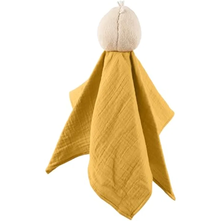 Sigikid Schnuffeltuch sigibaby, Kuscheltuch aus Musselin mit softem Teddyplüsch, 32 cm, Unisex – Bild 3