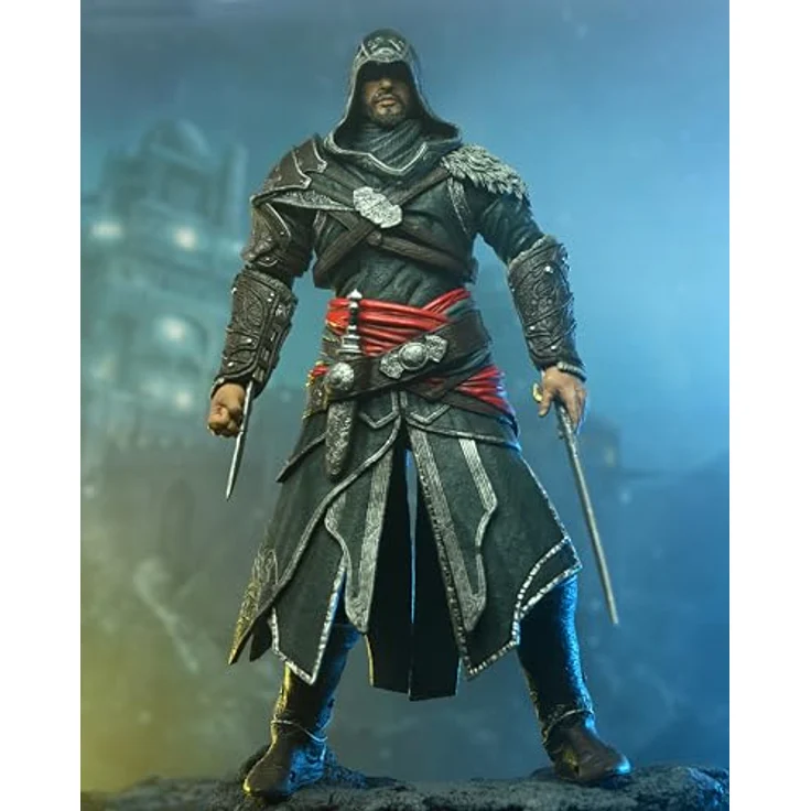 NECA Assassin's Creed: Revelations Actionfigur Ezio Auditore, 18 cm, mit Zubehör in Fensterbox – Bild 6