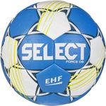 Select HB Force DB V25/27, Handball mit hochabriebfester Kunstleder-Oberfläche und Butyl-Blase für optimale Druckstabilität und kontrollierten Absprung, zweifarbig designiert