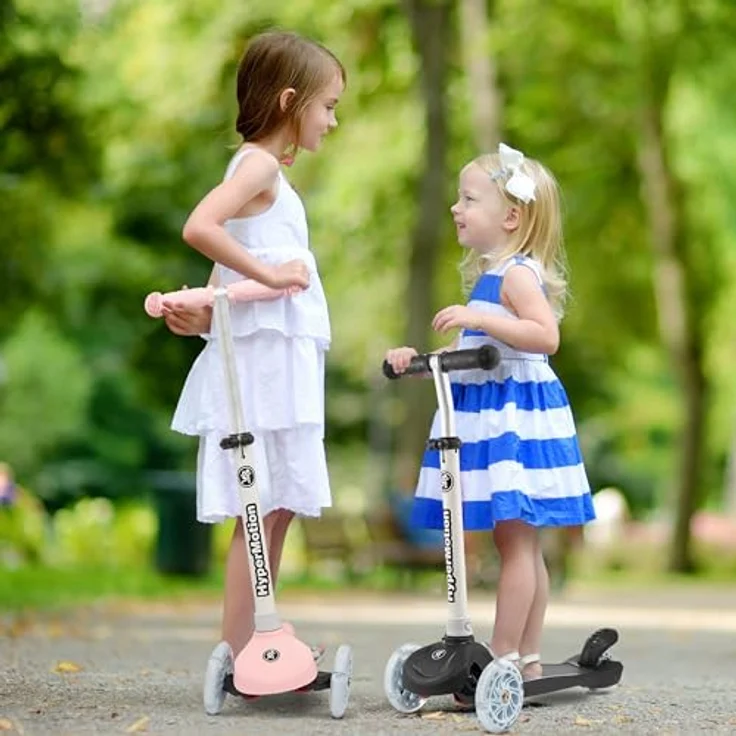 HyperMotion TRINGO Dreirädriger Kinder-Scooter mit LED-Rädern – höhenverstellbar, ab 3 Jahren – Bild 2
