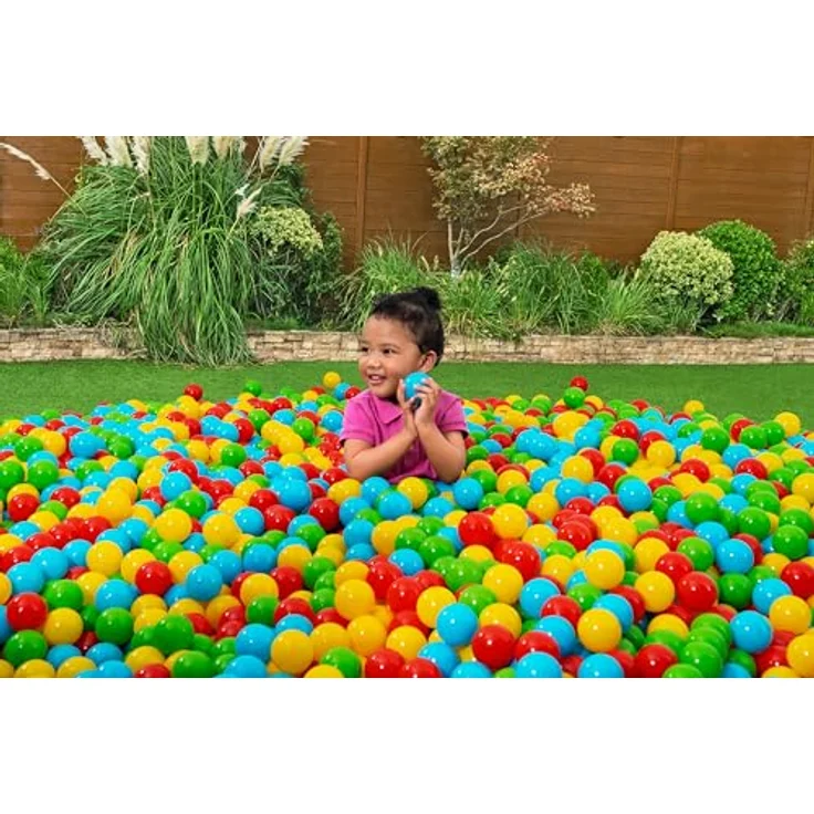 Bestway Splash & Play 250, Bällebälle in vier bunten Farben für Spiel und Lernen – Bild 10