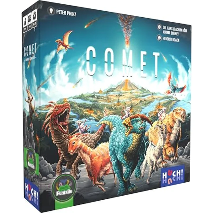 Funtails Comet Base Game, Wettbewerbsfähiges Engine Builder Familienspiel, englischsprachige Version – Bild 2