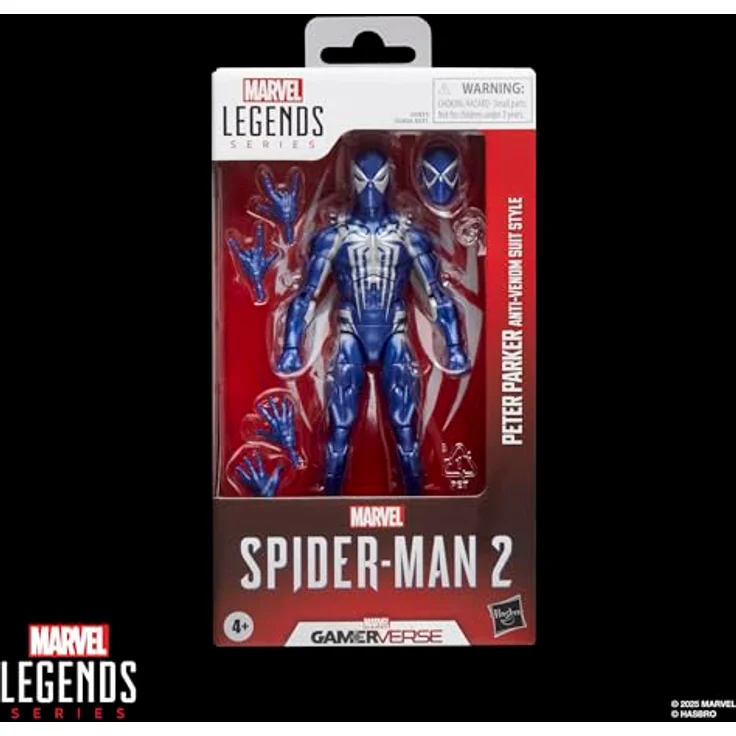 Hasbro Marvel Legends Peter Parker Actionfigur im Anti-Venom-Anzug-Stil, 15 cm, mit 6 Accessoires – Bild 2