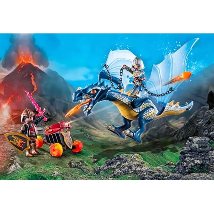 Playmobil Novelmore - Combat Dragon, Set mit 2 Figuren, Drache und kreativen Waffen – Bild 3
