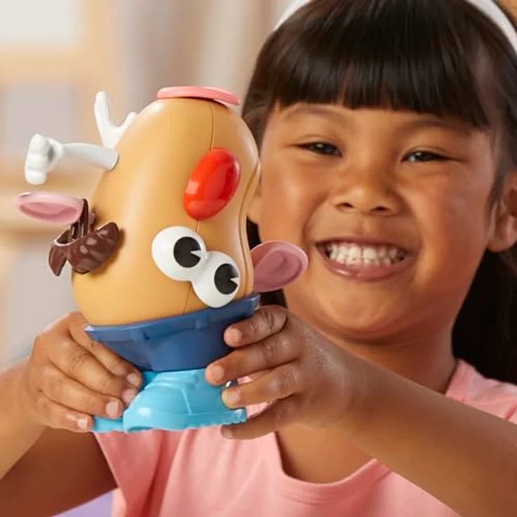 Mr. Potato Head Potato Head Spielzeug, 13-teilig, kreatives Steckspielzeug in Rot und Weiß mit Klappe zur Aufbewahrung – Bild 5