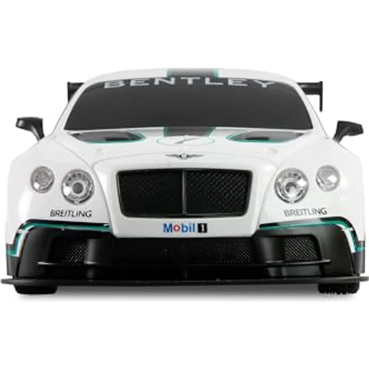 Amewi RC Drift Lizenz Bentley GT3 Continental, 1:18 Modellauto in Weiss, RTR mit LED-Beleuchtung und einstellbarer Höchstgeschwindigkeit – Bild 6