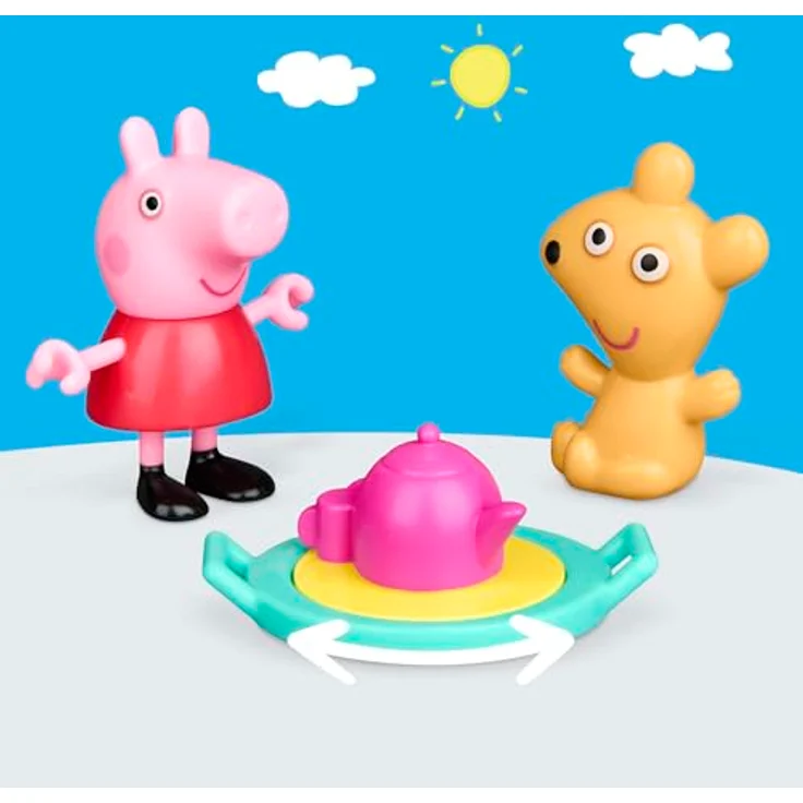 Peppa Pig Peppas Kinderzimmer-Set, 8-teilig mit 1 beweglicher Figur und möbelierten Accessoires, passt zu Peppas großem Haus, Vorschulspielzeug für Kinder ab 3 Jahren – Bild 5