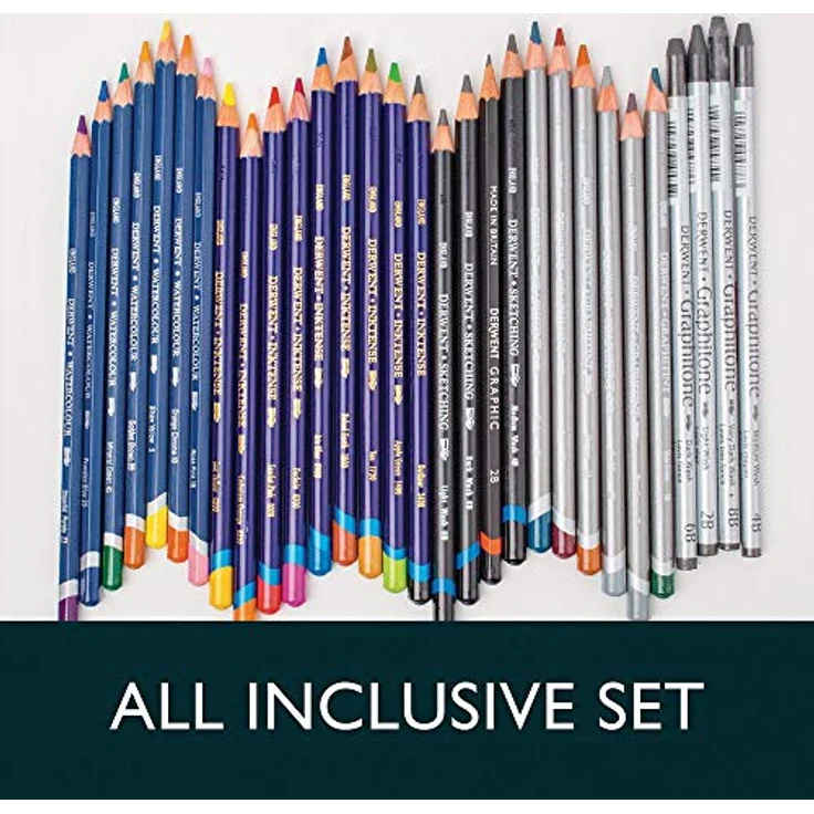 Derwent - Inktense Pencils - 120 pc in wooden box – Bild 5