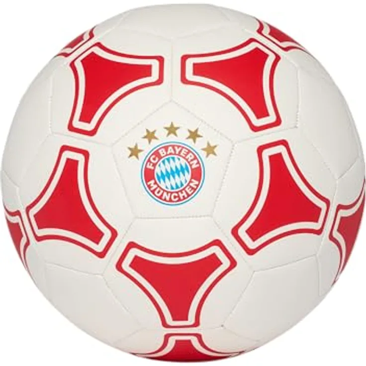 FC Bayern München Fußball Fussball, Größe 5, PU Material, gedrucktes Logo