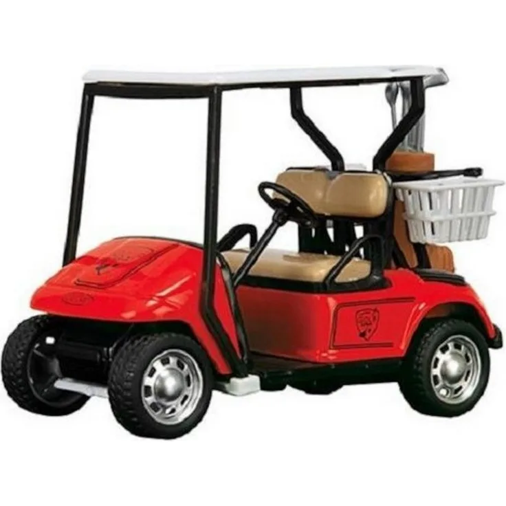 Toi-Toys Metal World Spielzeugfahrzeug Golfwagen, Maßstab 1:20 mit Rückziehmotor, 10x5x8cm, Metall und Kunststoff