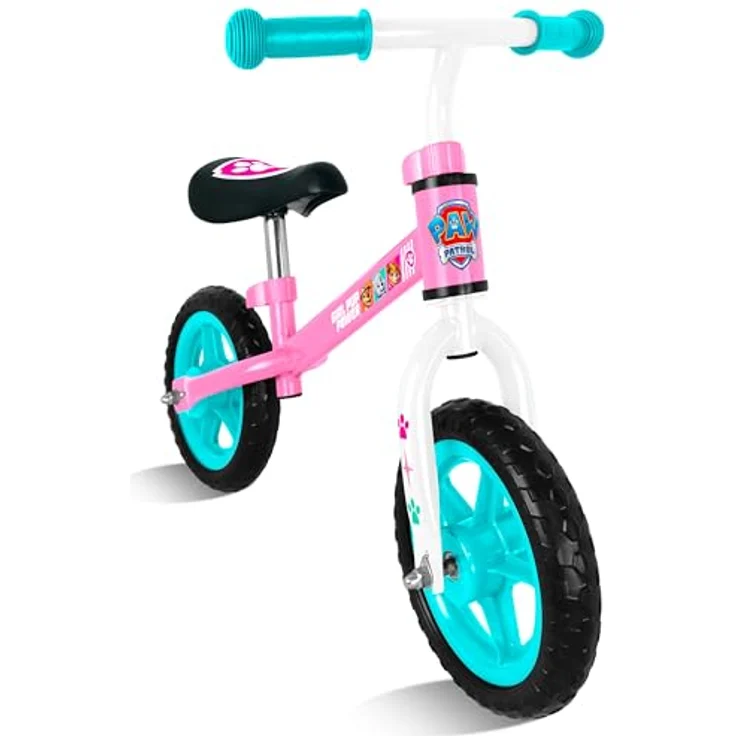 STAMP Running Bike/LAUFRAD PAW Patrol Girl, Stahlrahmen, verstellbarer Sattel und Lenker, pink – Bild 2