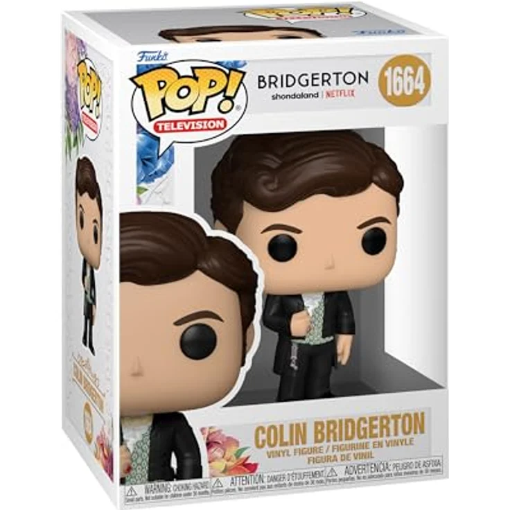 Funko POP! TV: Bridgerton - Colin Bridgerton - Vinyl-Sammelfigur, 9,5 cm, hochwertiges Material, ideales Geschenk für Fans und Sammler – Bild 1