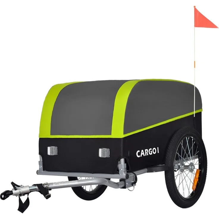 TIGGO Fahrradlastenanhänger Tiggo VS Cargo I, Fahrrad Lastenanhänger Klappbar 120 Liter