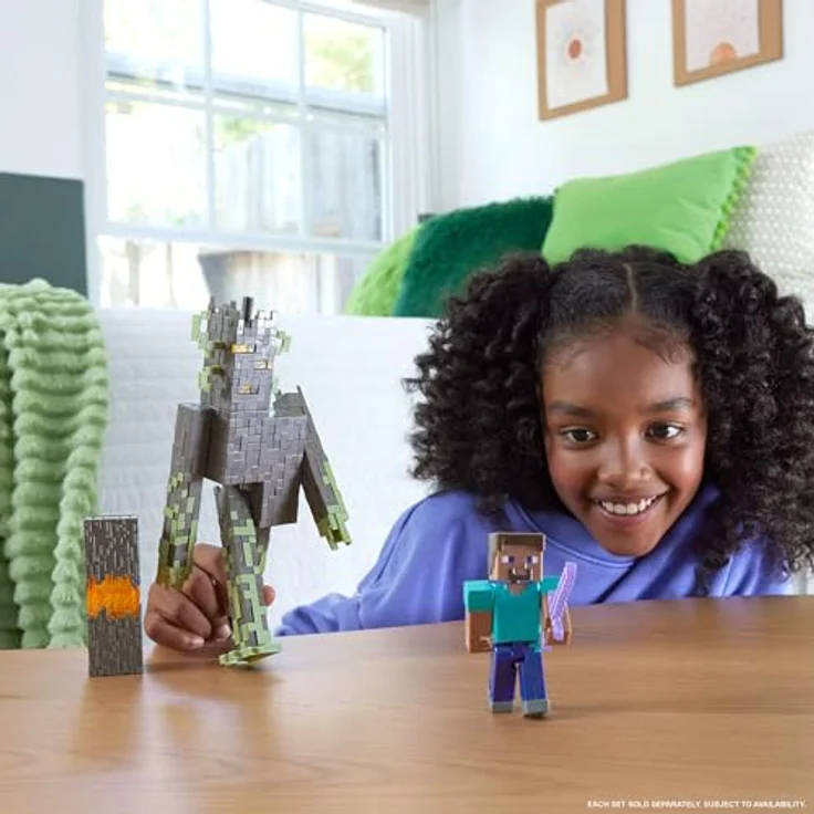 Mattel MINECRAFT 3.25'' THE CREAKING, Sammelfigur mit interaktiven Elementen, mehrfarbig, für Kinder ab 6 Jahren – Bild 2