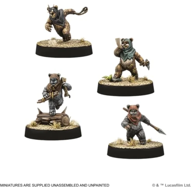 Atomic Mass Games Star Wars Legion: Ewok Warriors, Sammelfiguren Erweiterung für Miniaturenspiel mit Schleuderern und Kämpfern – Bild 6