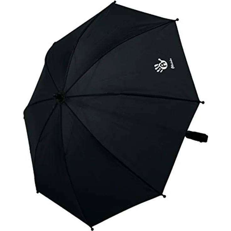 Altabebe AL7000 - 02 Sonnenschirm 70 cm Durchmesser mit UV-Schutz, Pirate Black