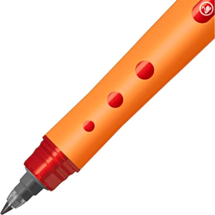 STABILO Tintenroller worker+, mittel, 10er Pack, rot und orange, für präzises Schreiben – Bild 2