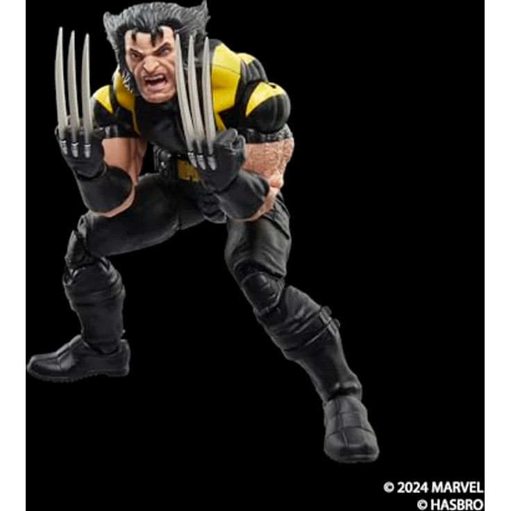 Hasbro Marvel Legends Wolverine X-Treme X-Men Figur, 15 cm, vollbeweglich mit 4 Accessoires – Bild 6