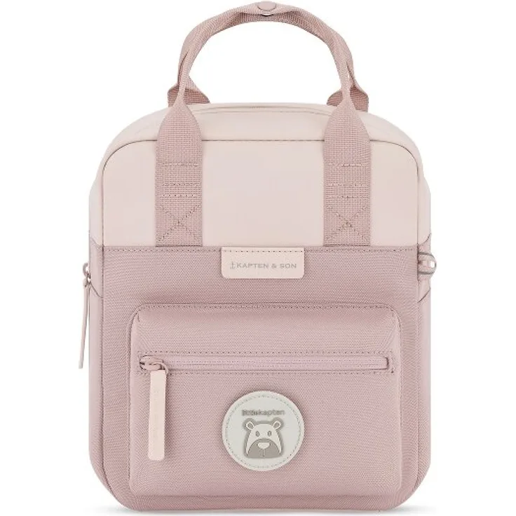 Kapten & Son Bergen Kinderrucksack, rosa, 100% Polyester, 28 cm x 11 cm x 23 cm