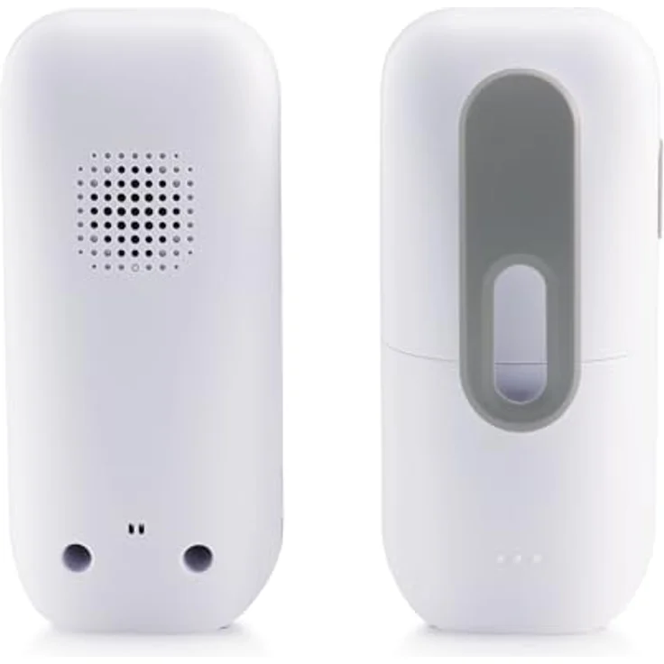 Alecto DBX135 - Modernes Full Eco Audio-Babyphone mit kristallklarer DECT-Klangqualität, langer Standby-Zeit und Nachtlicht - Weiß/Grau – Bild 4