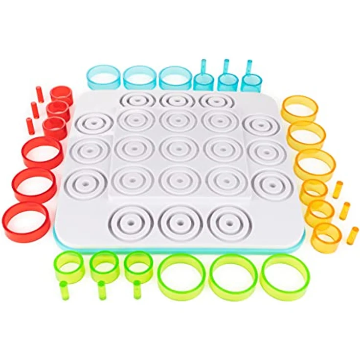 Spin Master Otrio Nouvelle édition, Brettspiel mit 3 Gewinnmöglichkeiten, strategisch und unterhaltsam – Bild 5