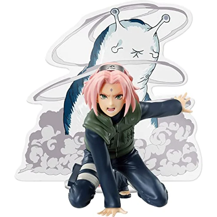 Banpresto NARUTO SHIPPUDEN - Haruno Sakura - PVC Sammelfigur, 9 cm, detailreiche Ausführung – Bild 1