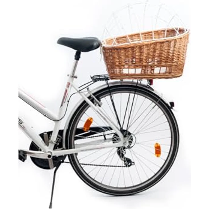 Aumüller Fahrrad-Tierkorb mit Halter - Gepäckträgermontage – Bild 1