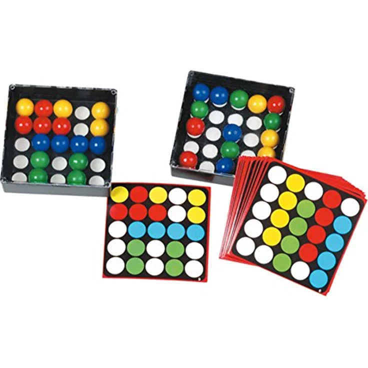 Betzold Tricky Fingers Lernspiel Konzentration Logisches Denken Spielzeug mit 14 Vorlagekarten, 2 Spiel-Kästchen – Bild 1