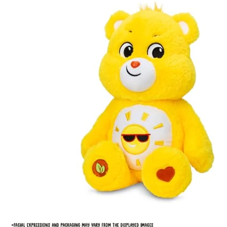 Care Bears Funshine Bear 14 Inch Medium Plush, Cuddly Soft Toy in Gelb, für Kinder ab 4 Jahren – Bild 2